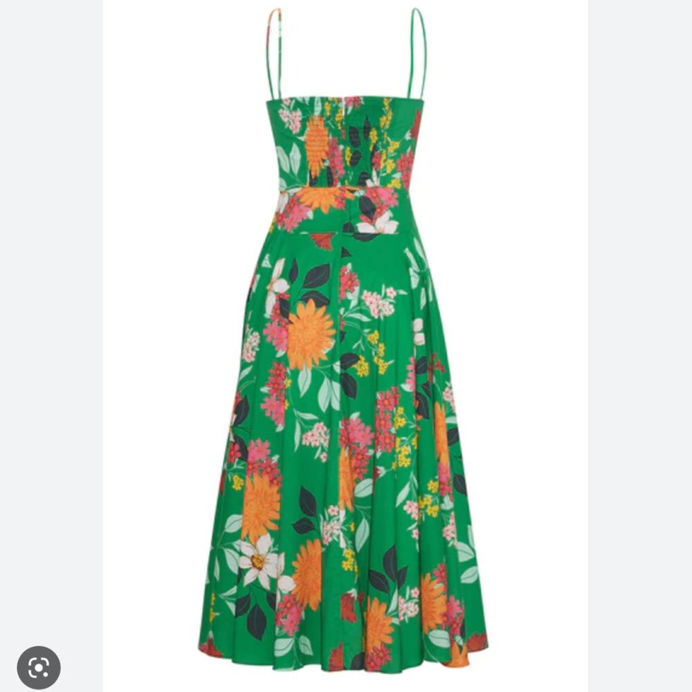 Cara Cara Maidstone Dress -  Punch Floral Green - Picture 12 of 12